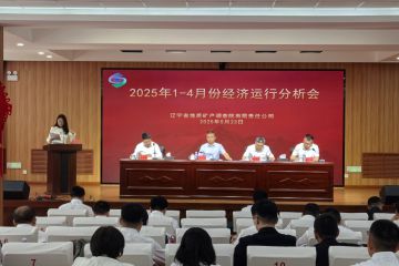 地调院公司召开前四个月经济运行分析会